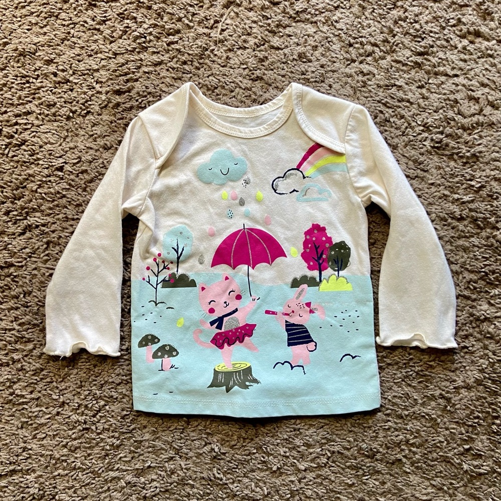 Girls Wonder Nation Long Sleeve Tee
